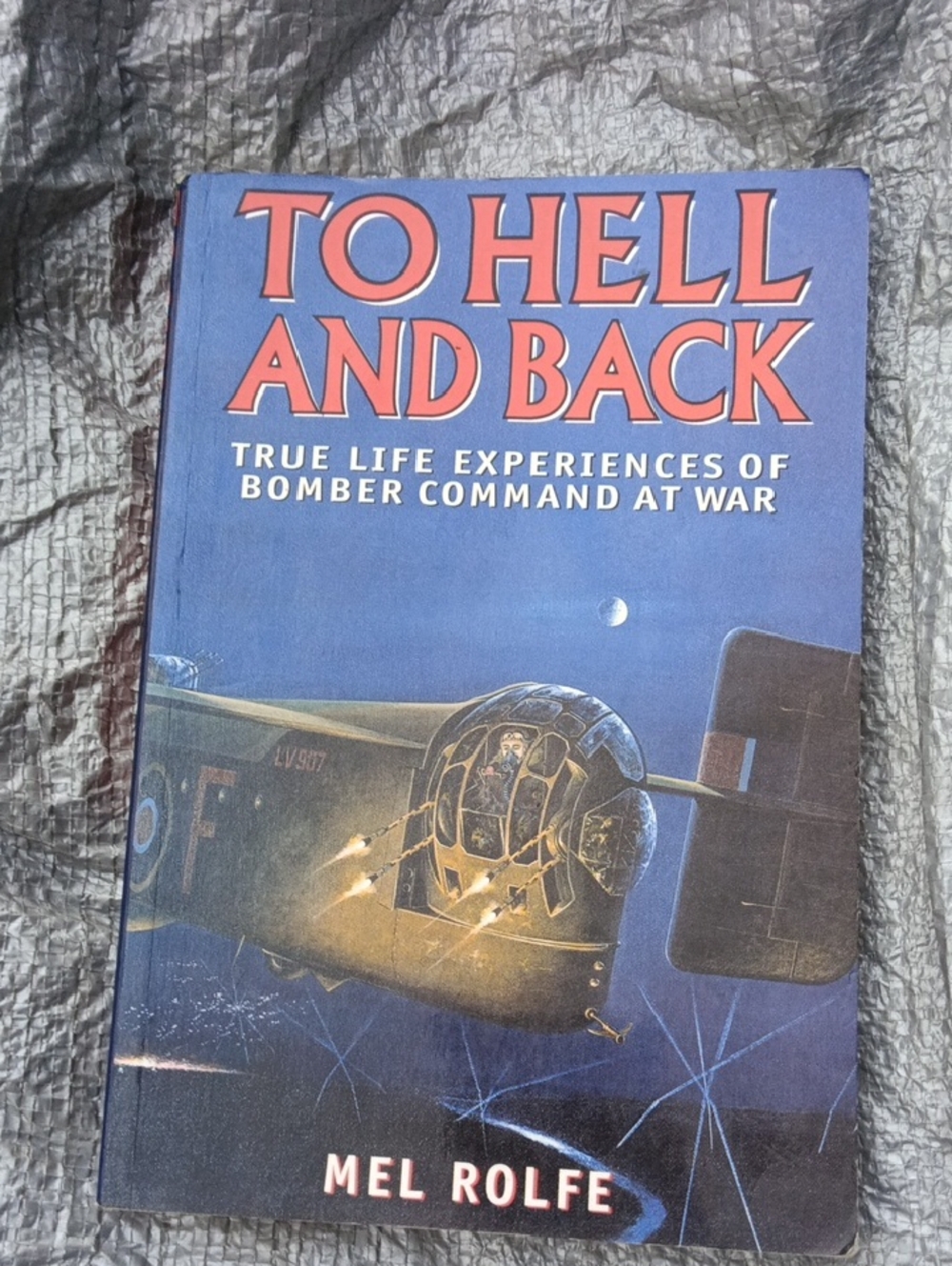 To Hell and Back by Mel Rolfe - Navy Blue Cover